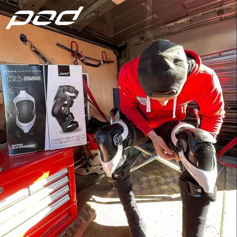 POD MX K4 2 0 Outdoor спортивные защитные наколенники для мотоциклов пара|Защитные