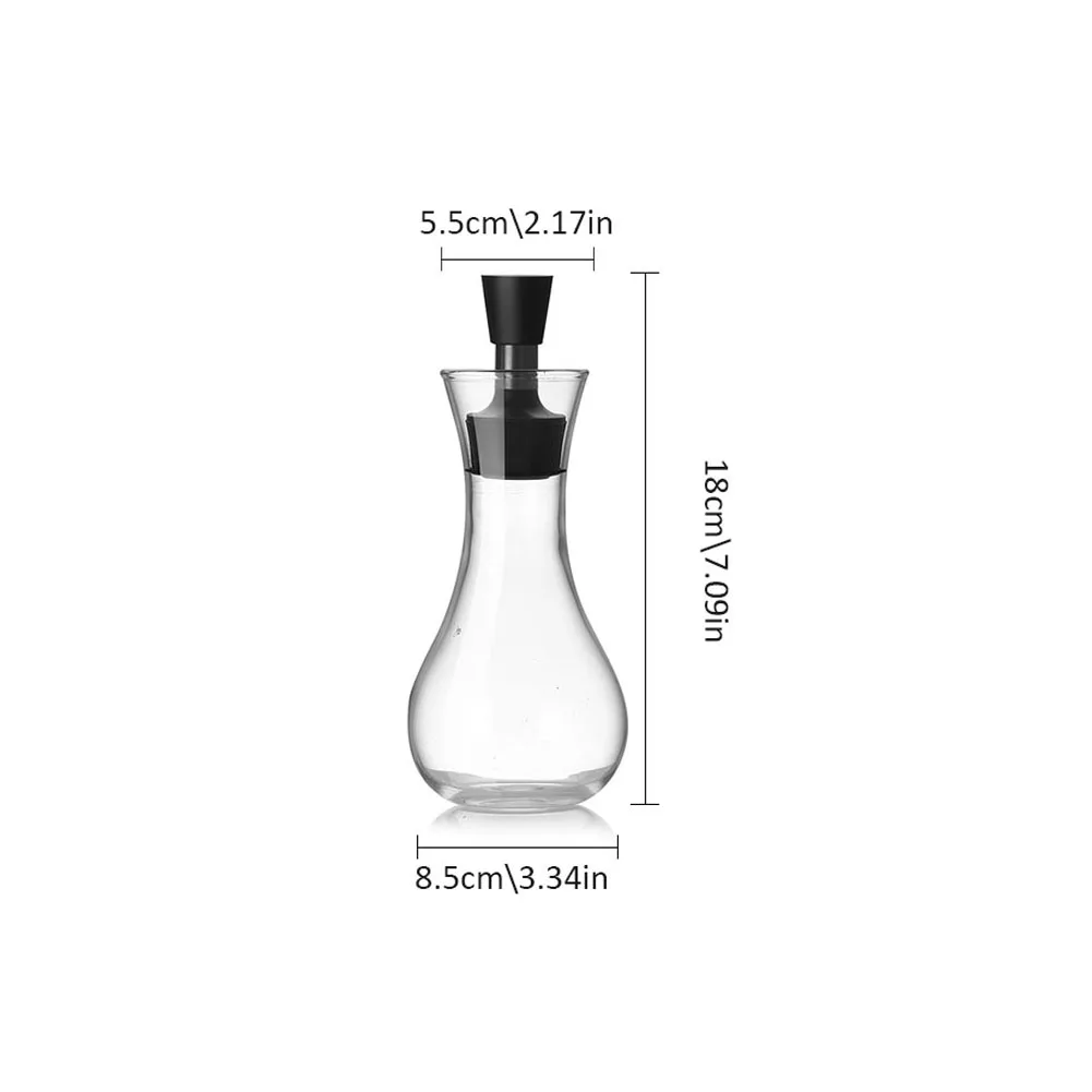 

High Borosilicate Glass Oil Household Leak-Proof Bottle Creative Container Sauce Vinegar Pot Kitchen Tools