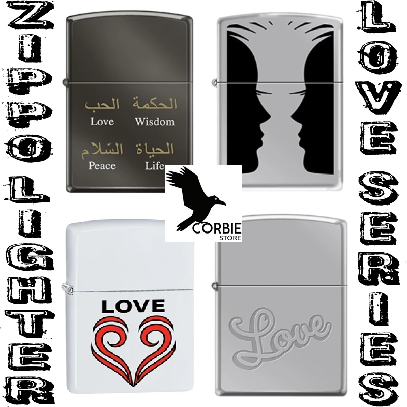 

Zippo Lighter Original Love Series 4 Different Options High Quality