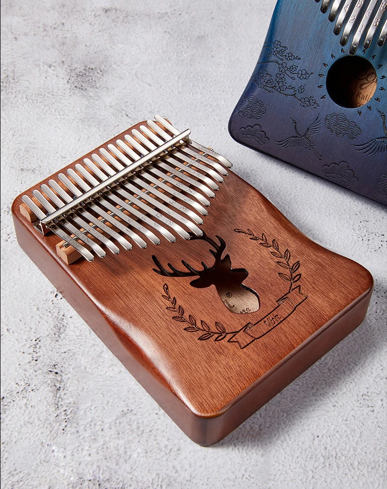 Калимба калимба 17-тон из красного дерева начинающих finger клавишные инструменты |