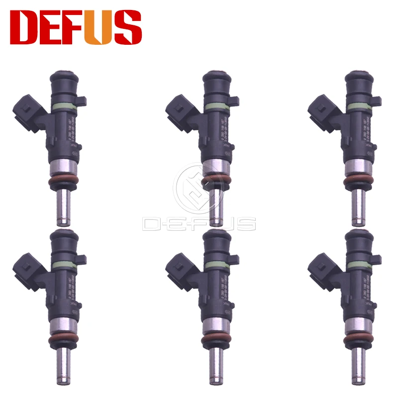 

6X топливный инжектор OEM 0280158167 для Fiat Lancia Alfa 500 1.4L-L4 12-13 топливный инжектор