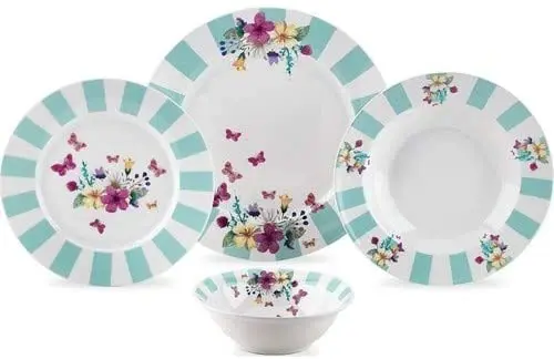 

Diva by Schafer Fiore 24 Pieces 6 Man Dinner Set (20942)