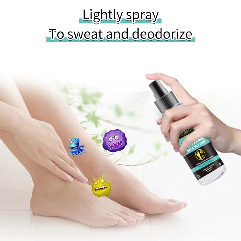Антибактериальный спрей с запахом для ног средство против зуда и запаха пота
