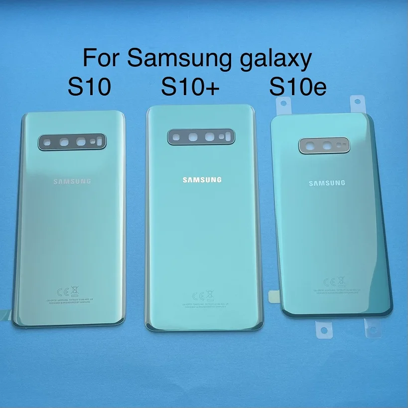 Задняя крышка батарейного отсека для samsung galaxy s10 s10e plus s10plus | Мобильные телефоны и