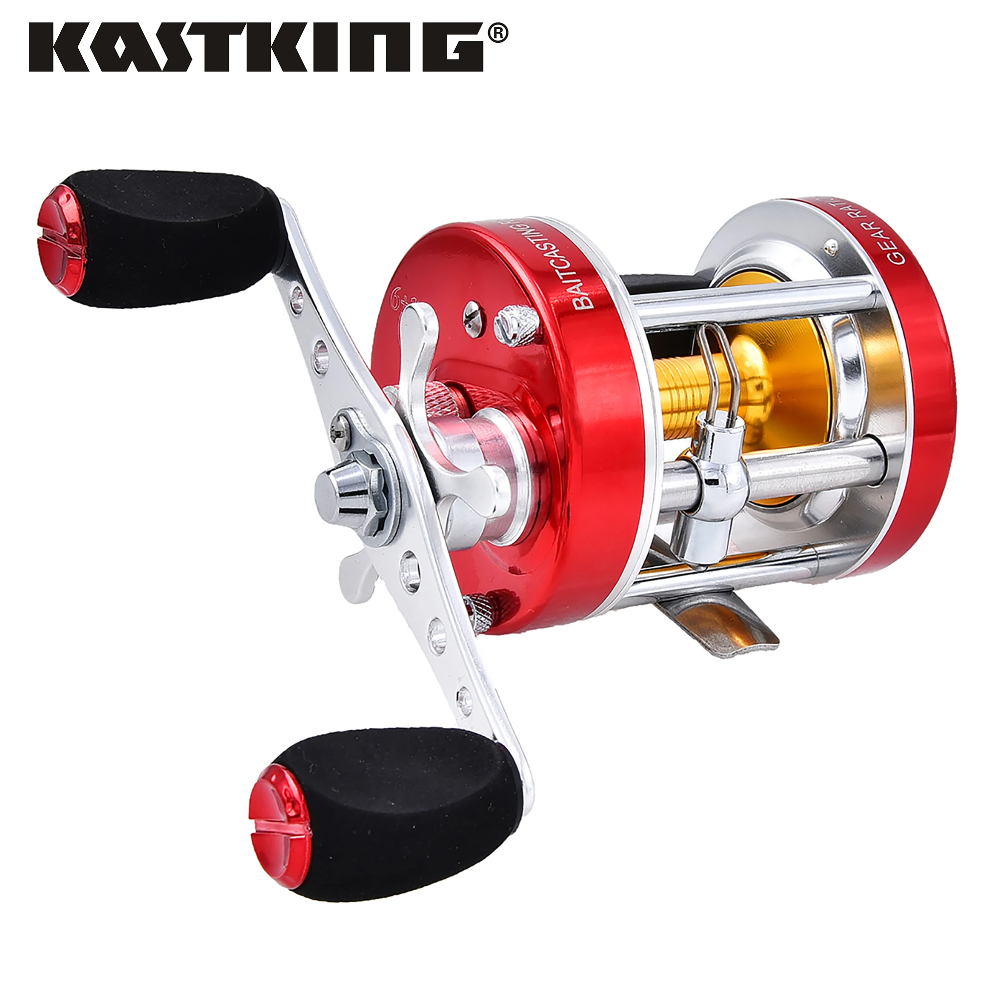 

KastKing Rover New All Metal Body 6+1 Ball Bearings Cast Drum Baitcasting Reel Super Light Saltwater Fishing Reel Drum Wheel