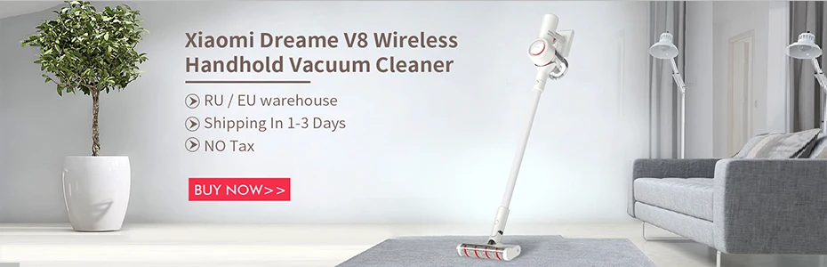 Пылесос xiaomi Dreame V9, ручной беспроводной пылесос 400 Вт 20000 Па от xiaomi youpin для домашнего автомобиля