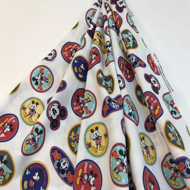 Telas de algodon telas DISNEY MICKEY MOUSE PARCHES popelina algodón 100% Infantil TEXTIL PERTEX | Дом и сад