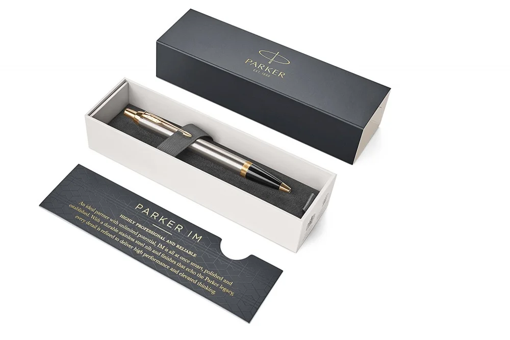 Шариковая ручка Parker IM Metal Core Brushed GT. 1931670 | Канцтовары для офиса и дома