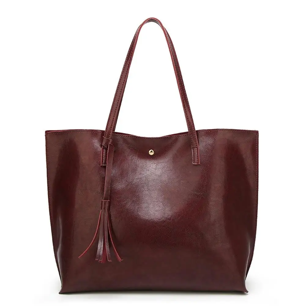 

Bags For Women 2020 High Capacity Women's Leather Handbags Comfortable Soft Shoulder Bag Luxury Designer Bags Women Handbag