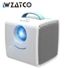 Портативный мини-проектор WZATCO Q2, 700 люмен, HD I, детский проектор историй, высококлассные электронные подарки, светодиодный проектор