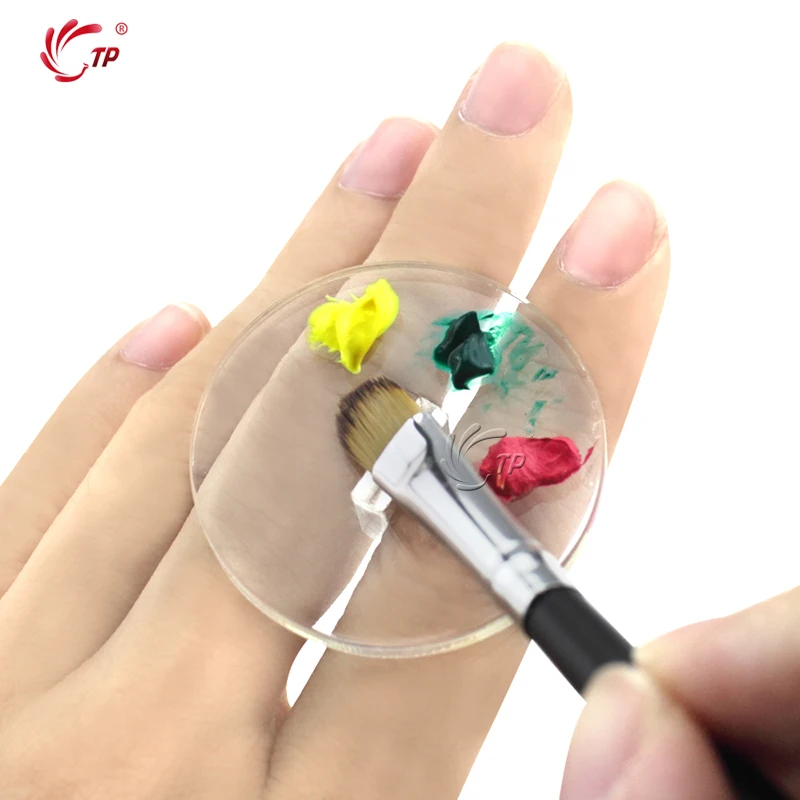 TP Гель лак для нейл арта акриловый прозрачный Стенд держатель палитра смешивания
