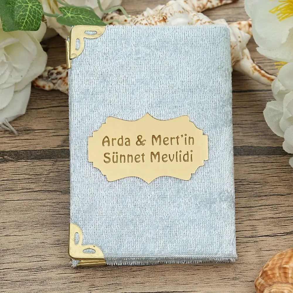 10 Piece Luxury Muslim Gift Set Velvet Yasin Sharif Islamic Personalized Plexi Wholesale Shopping Religious Items Ramadan 2022 Worship Societies Excellent Quality Mevlüt Groups Fashion