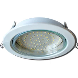 Ecola GX70-H5 светильник белый встр. без рефл. 53x151 (кd135)