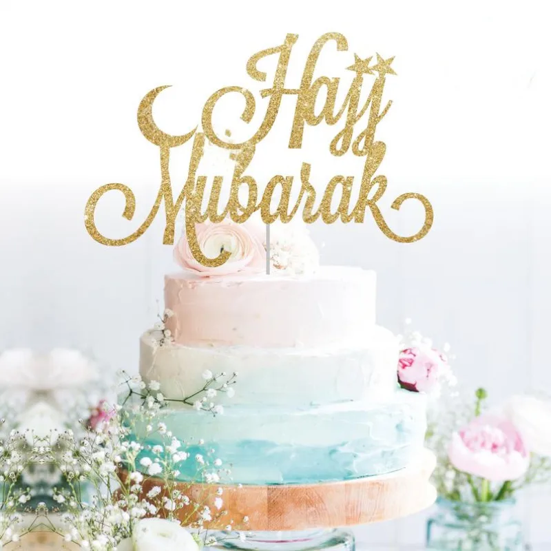 Индивидуальный дизайн счастливый Золотой Топпер для торта празднование ИД