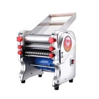 fkm240 750w stainless steel commercial electric noodle machine making pasta machine dough rolling noodle machine 220v