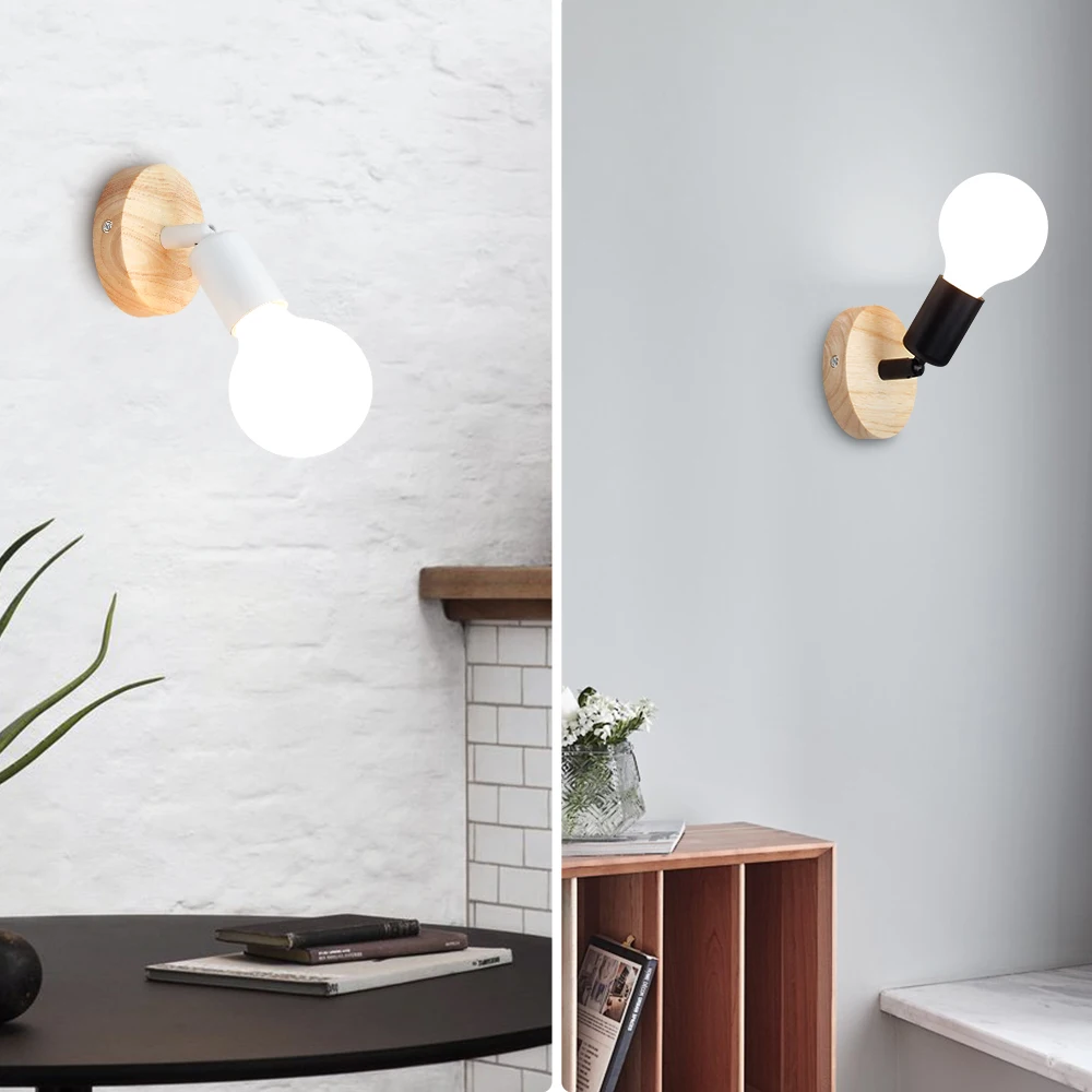 CETANT светодиодный настенный светильник современный деревянный скандинавский