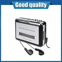 top quality usb2 0 portable tape pc super cassette to mp3 audio music cd digital player converter capture recorder headphone