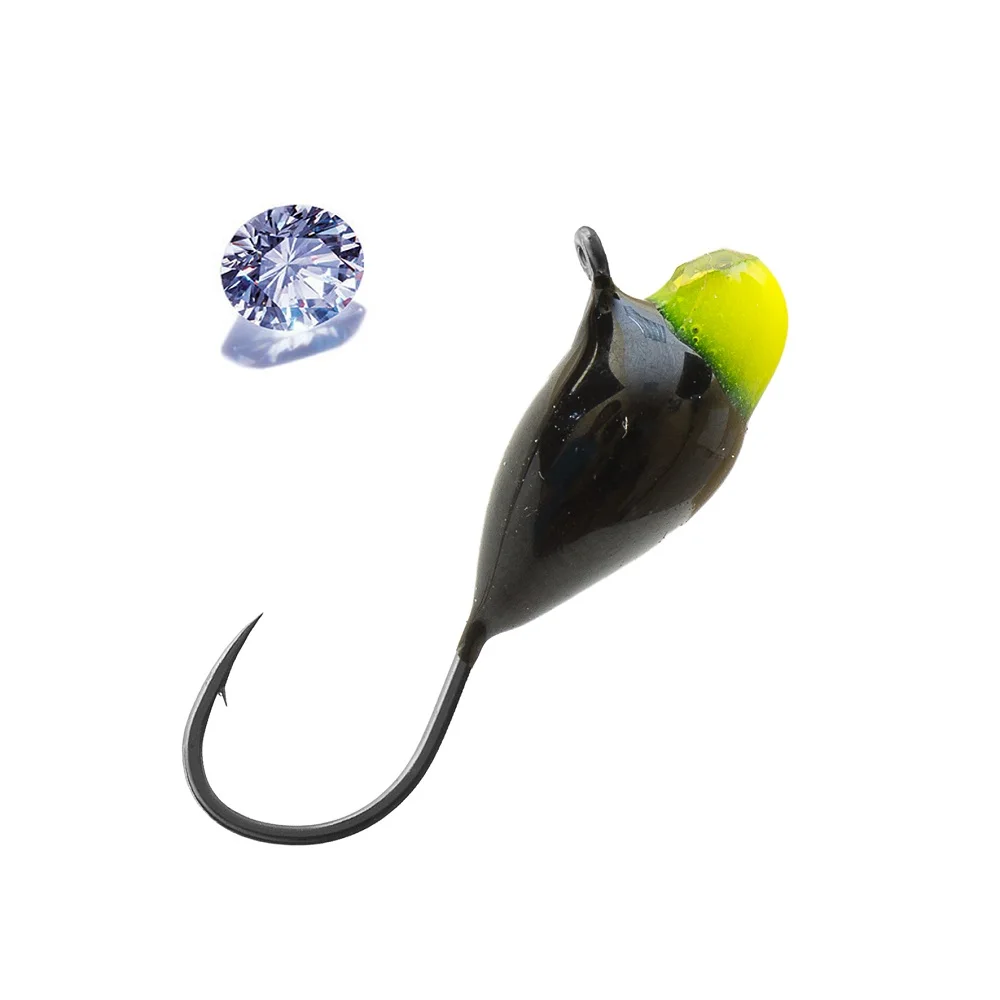 Мормышка вольфрамовая &quotКапля&quot с ушком обмазка камнем. Ленок хариус окунь