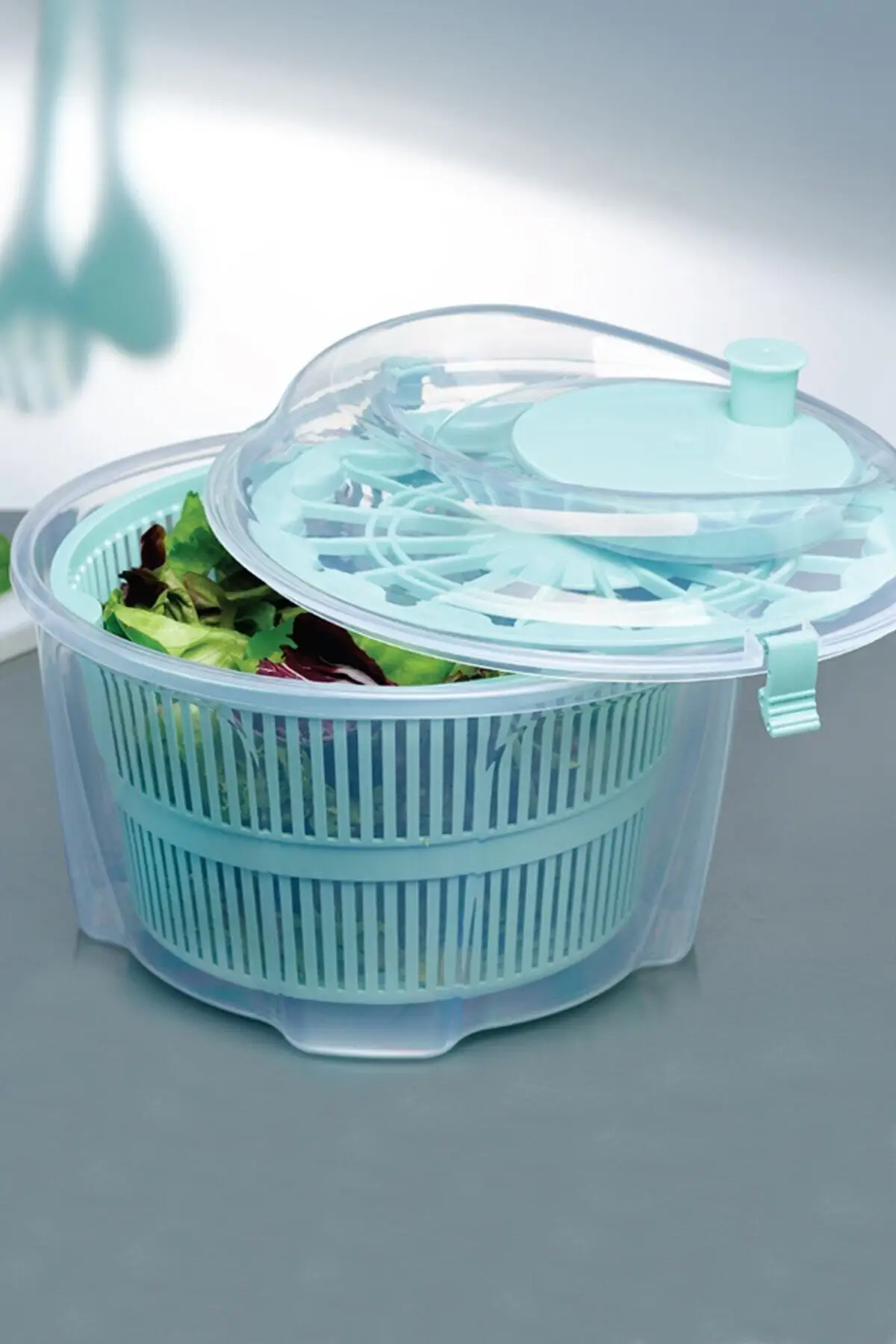 

Vegetable Fruit Dryer Salad Spinner Fruit Washing Clean Basket Storage Dryer Useful Kitchen Tools Vegetable Dryer