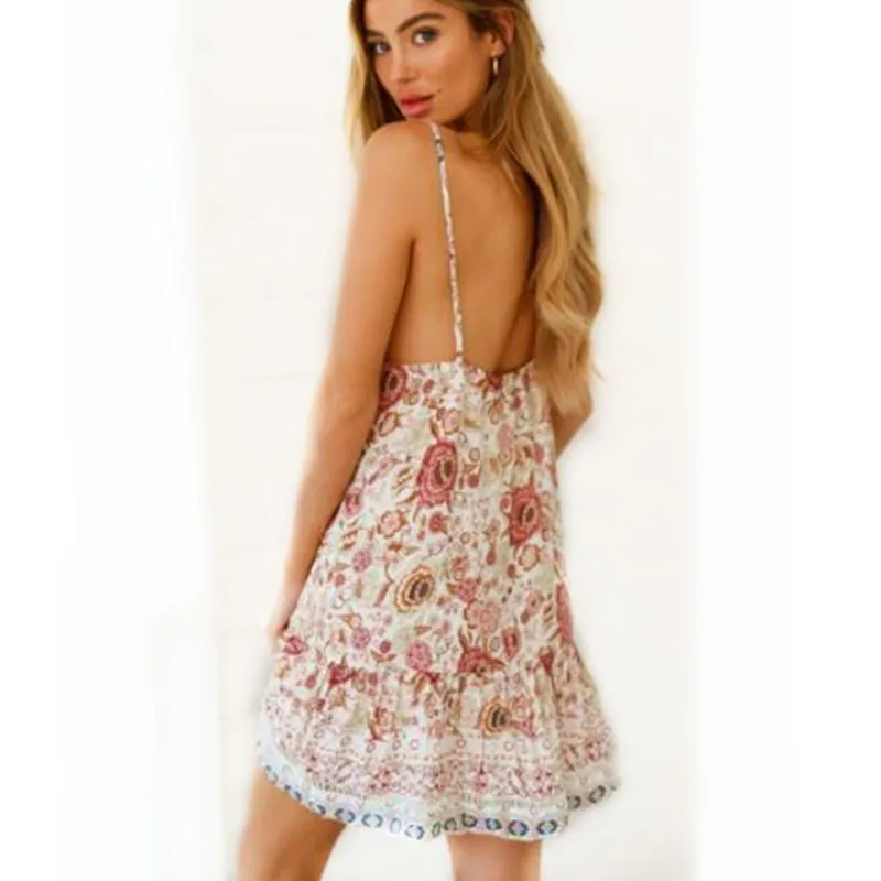 Лидер продаж 2019 Новое Стильное женское Короткое мини платье без рукавов с