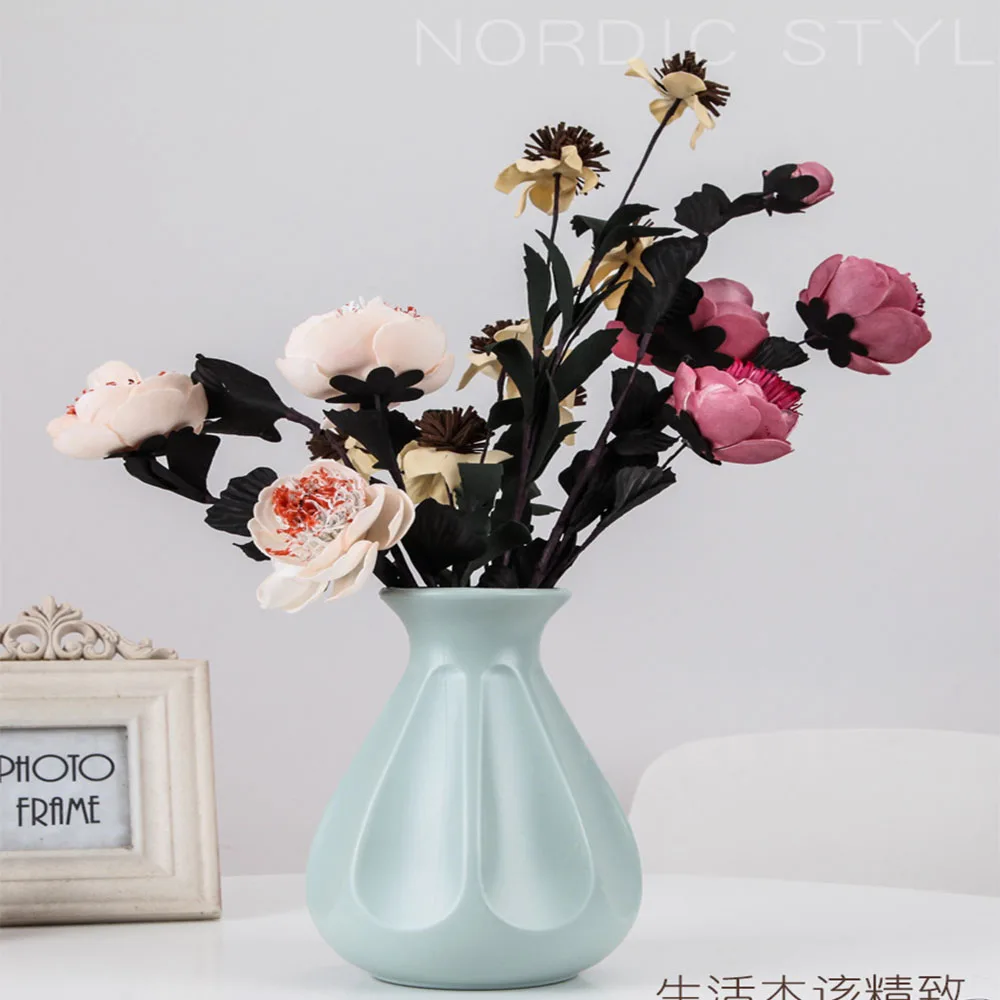 Пластиковая ваза для оригами скандинавский минимализм цветочный горшок