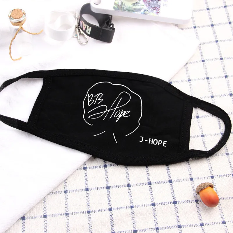 KPOP хлопковая Пылезащитная маска для рта и лица Bangtan Boys LOVE YOURSELF TEAR ответ на нее