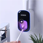 Настенный автоматический диспенсер для зубной пасты для ванной аксессуары комплект дозатор зубной пасты дозатор для ванной комнаты Зубная щётка держатель инструмента
