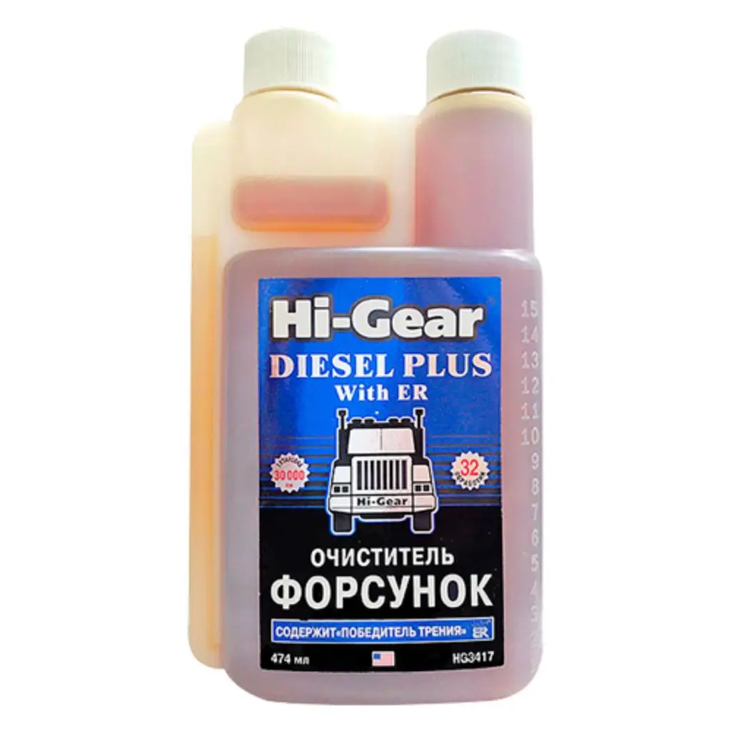 HG3417 Очиститель форсунок для дизеля с ER HI-Gear | Топливные форсунки