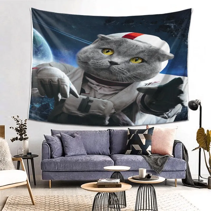 

CUSTOM BLABKET Cat Portrait Fleece Throw Blankets for Sofa Living Room Personalized Photo Cartoon Blankets Gift Home Decor