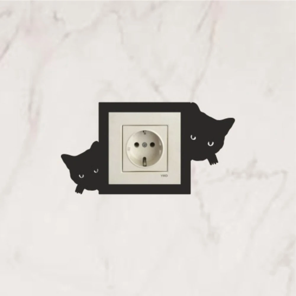 Деревянная настенная декоративная ваза черного цвета с изображением кактуса