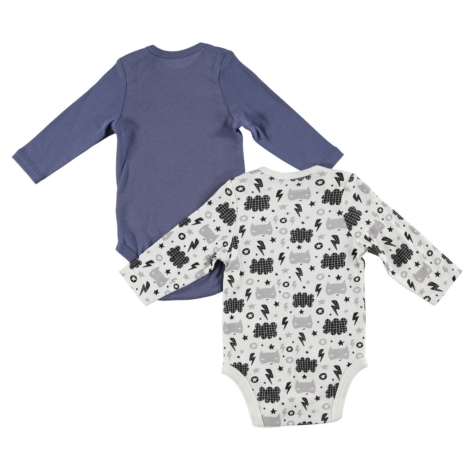 Ebebek HelloBaby/Детский комплект из 2 предметов боди с длинными рукавами Детский