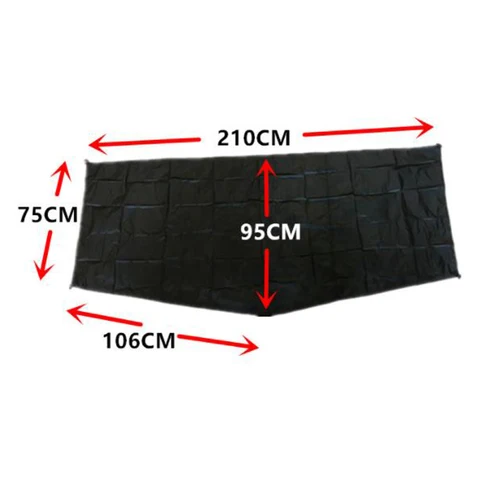 3F UL GEAR LanShan  палатка подстилка черная