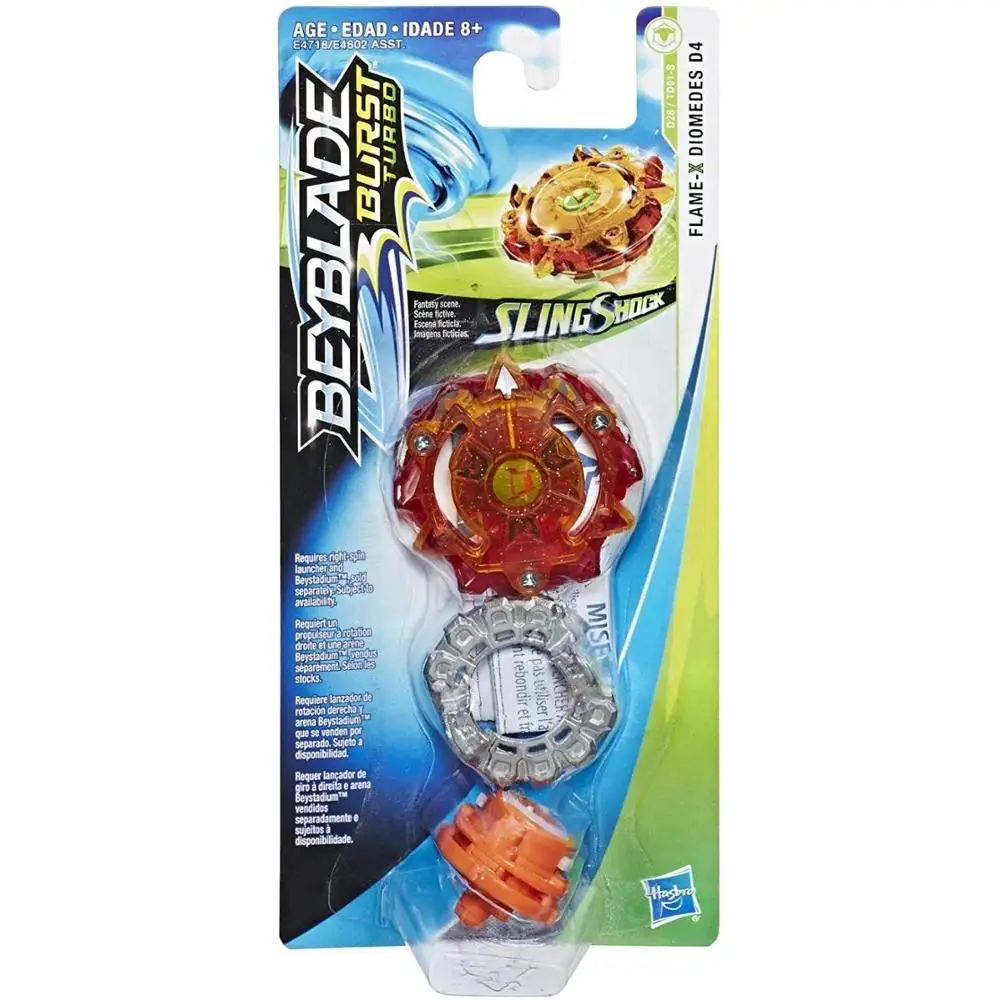Beyblade burst Slingshock flame X Diomedes D4 peonza оригинальный bleyblade original bley beyblade tops|Волчки| |