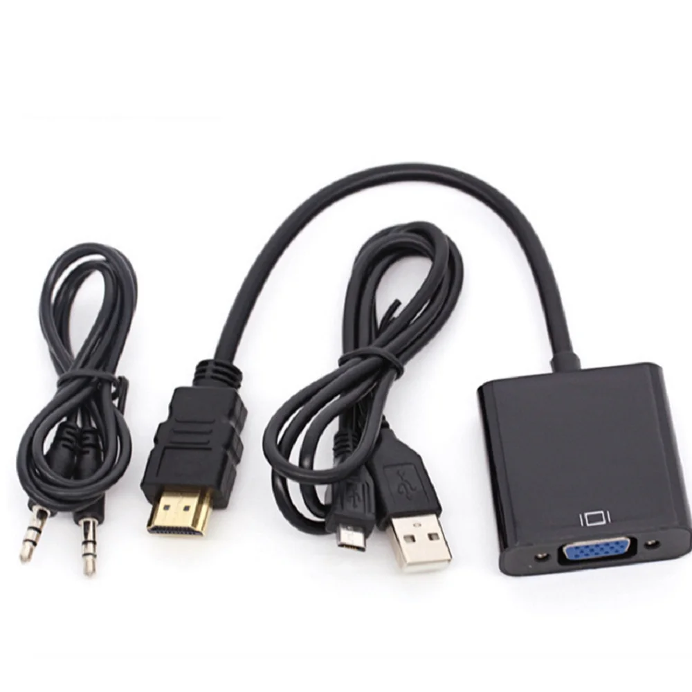 Конвертер HDMI - VGA активный с дополнительным питанием для XBOX 360 PC | Электроника
