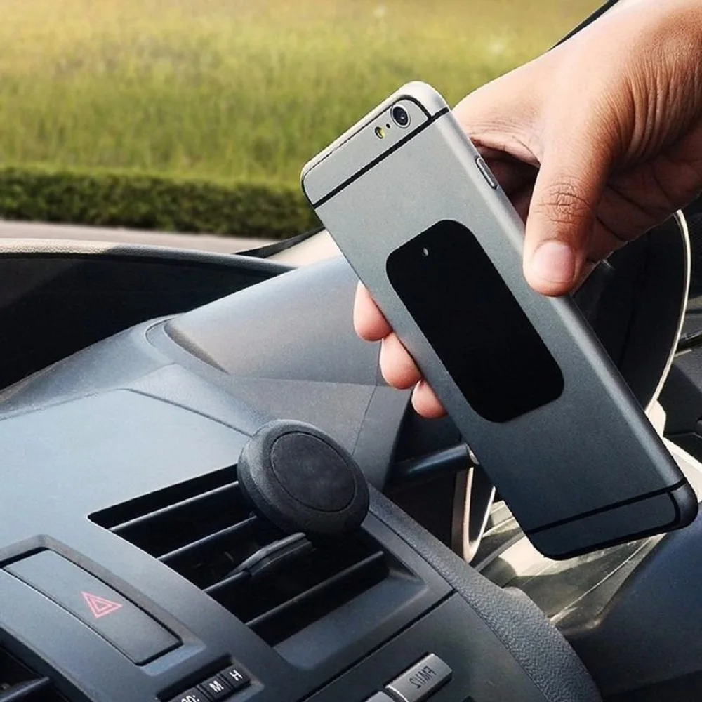 Magnetic soporte universal mobile phone's Car spark screen ventilation