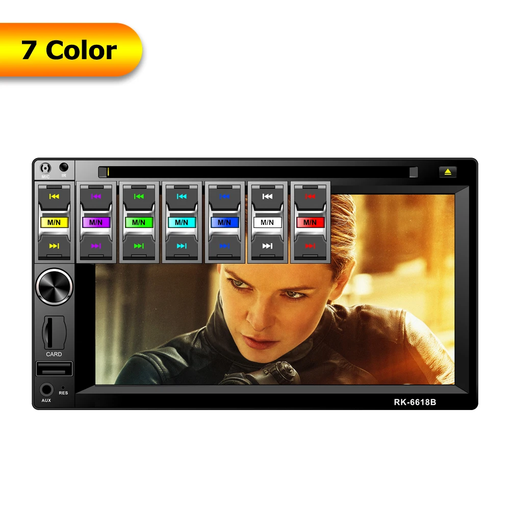 6.2-х дюймовый DVD плеер в машину с поддержкой Bluetooth FM USB 2.0 возможен контроль руля и