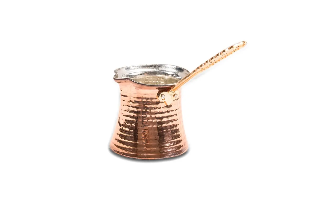 

Turkish Coffee Pot Coffee Maker Moka Pot 5 Person 350 ml High Quality Handmade Copper Traditional Accessory Home Decorative Gift
