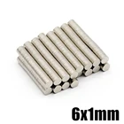Неодимовый магнит NdFeB imanes 6x1, 20501002005001000 шт., 6x1