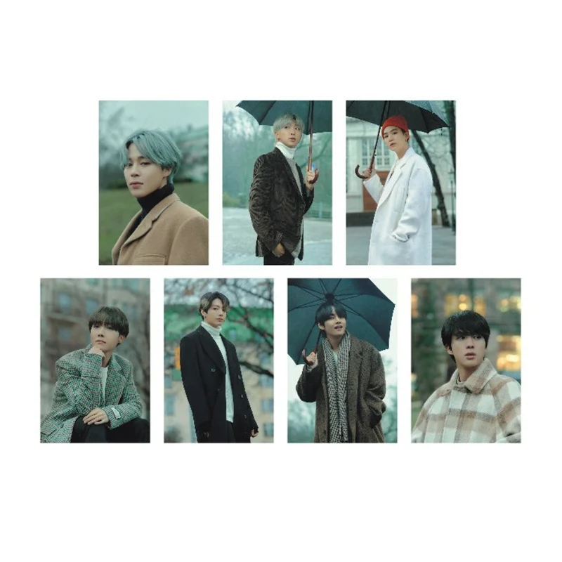 

KPOP Bangtan Boys Waterproof Winter Package Photo Postcard for JUNG KOOK JIMIN SUGA J-HOPE Fans Collection