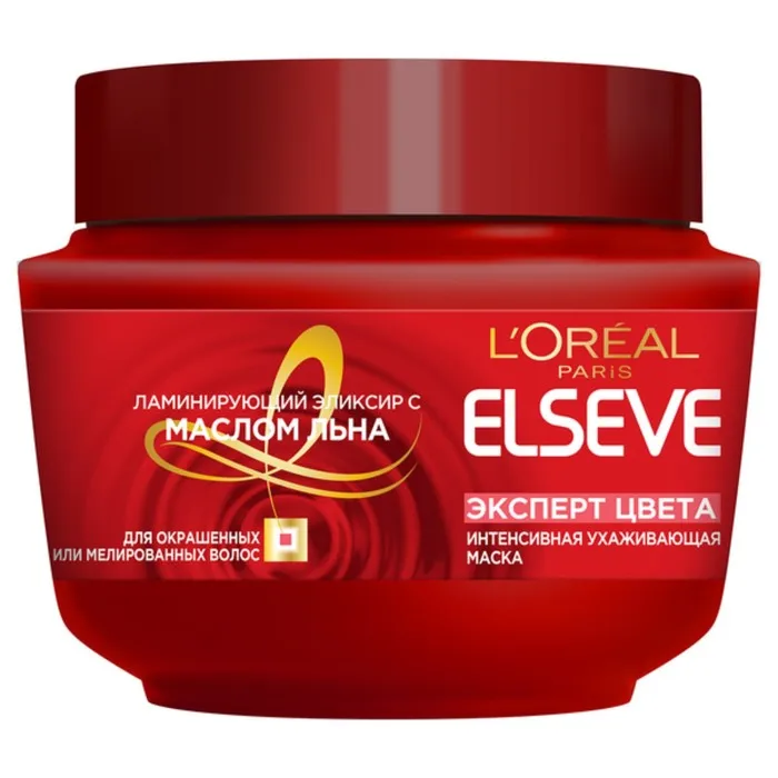 Маска для волос L'Oreal Elseve 'Эксперт цвета' окрашенных и мелированных 300 мл