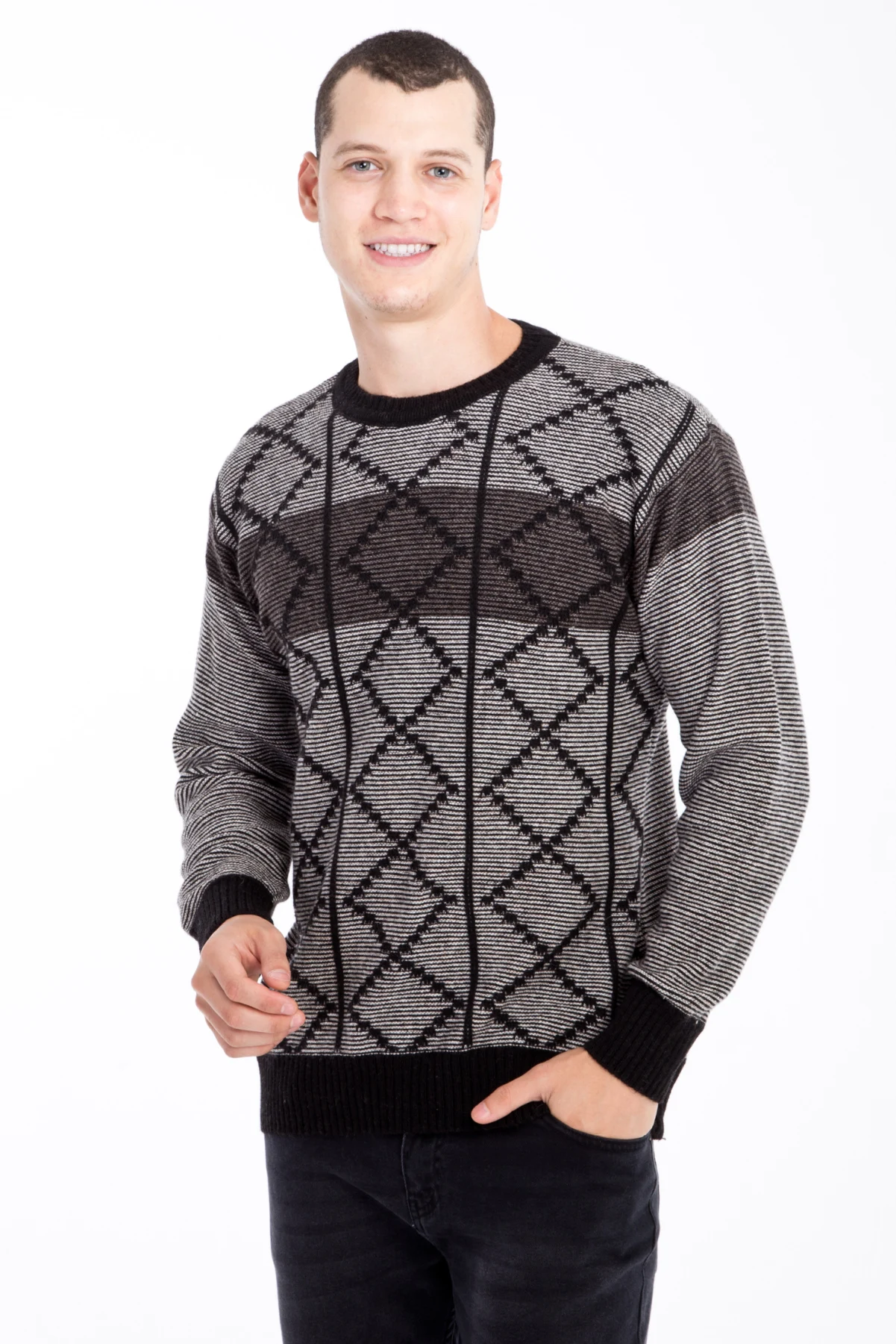 Kigili свитера с длинными рукавами пуловеры осень зима высокое качество Теплый