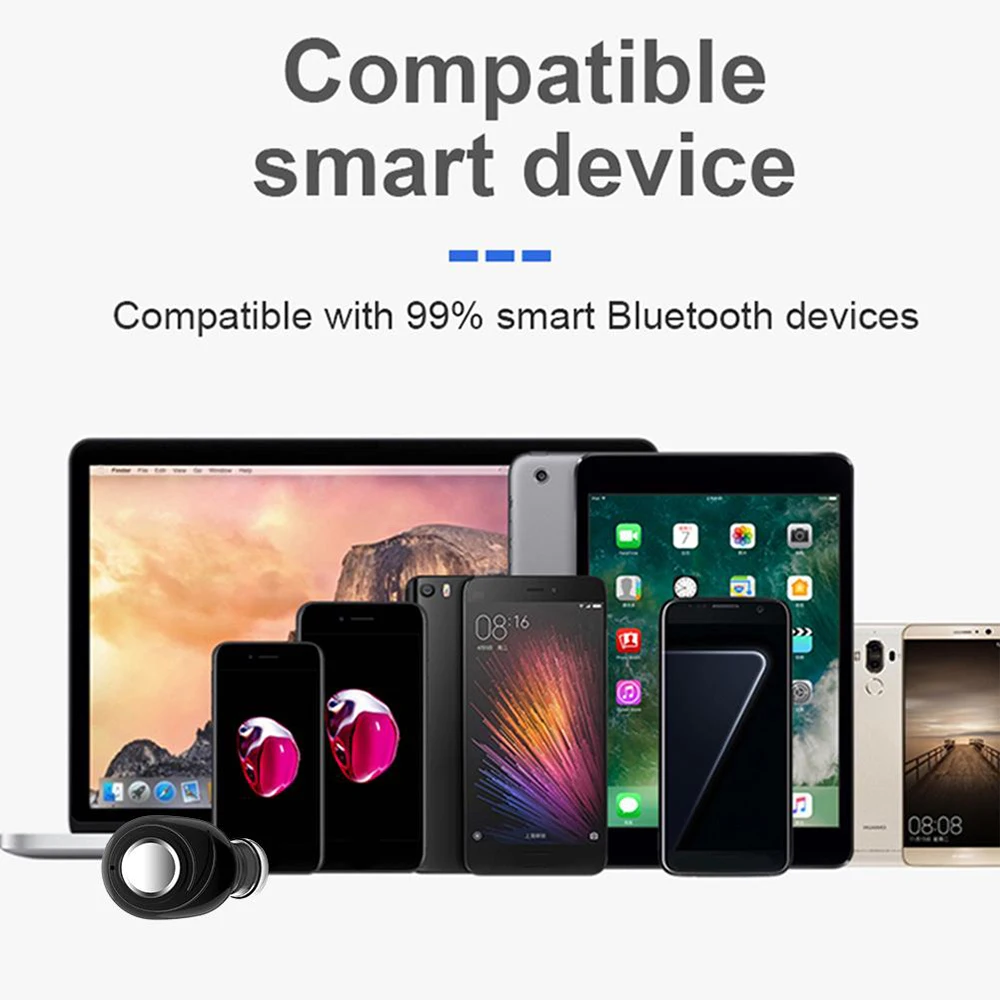 X8 Mini Bluetooth-совместимые наушники Беспроводные внутриканальные невидимые