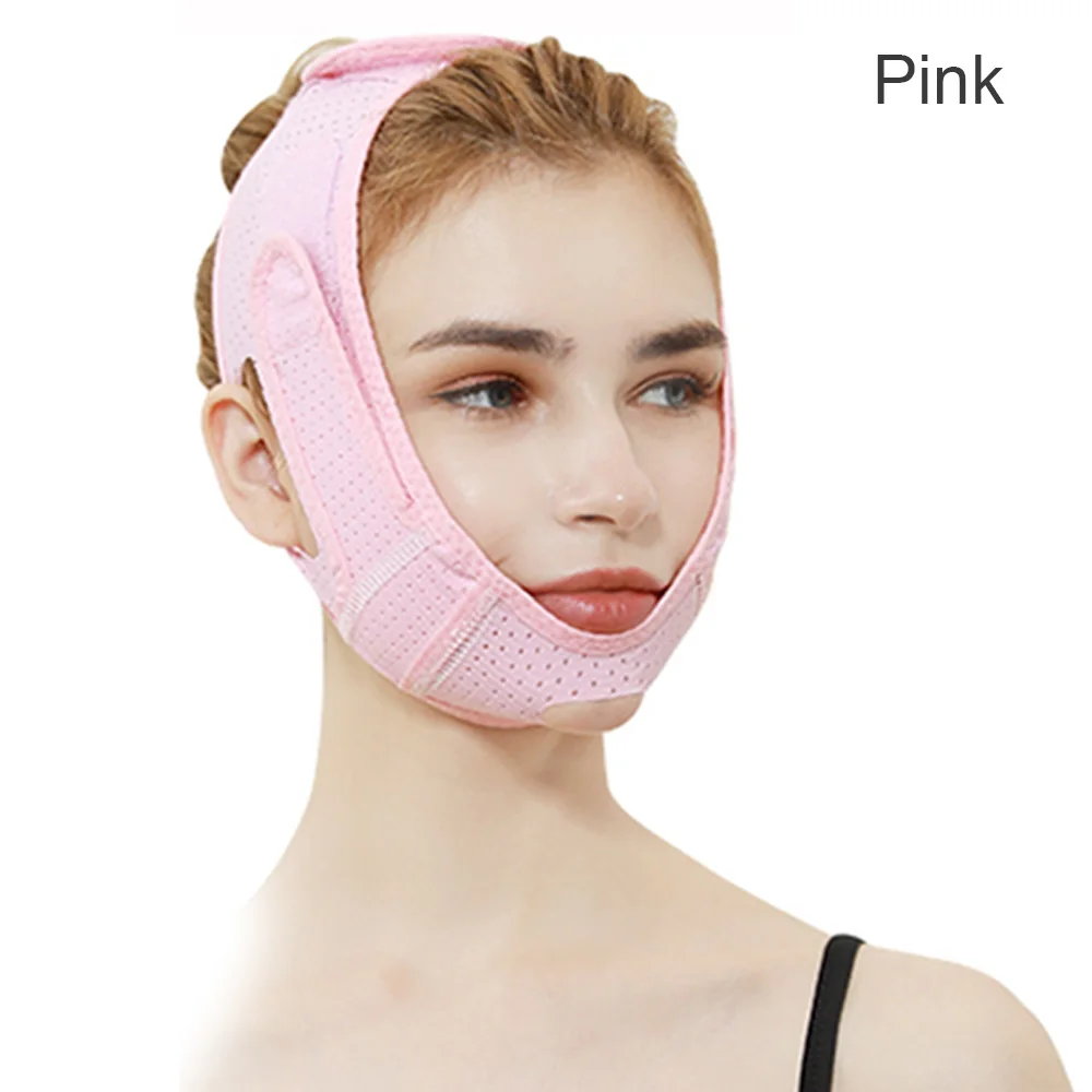 Type 2 Pink Газовая суперзарядка инструменты для подтяжки лица Тонкая Повязка для лица маска для похудения Пояс для лица тонкий массажер двойной подбородок ремень для подтягивания кожи - Цвет: Type 2 Pink