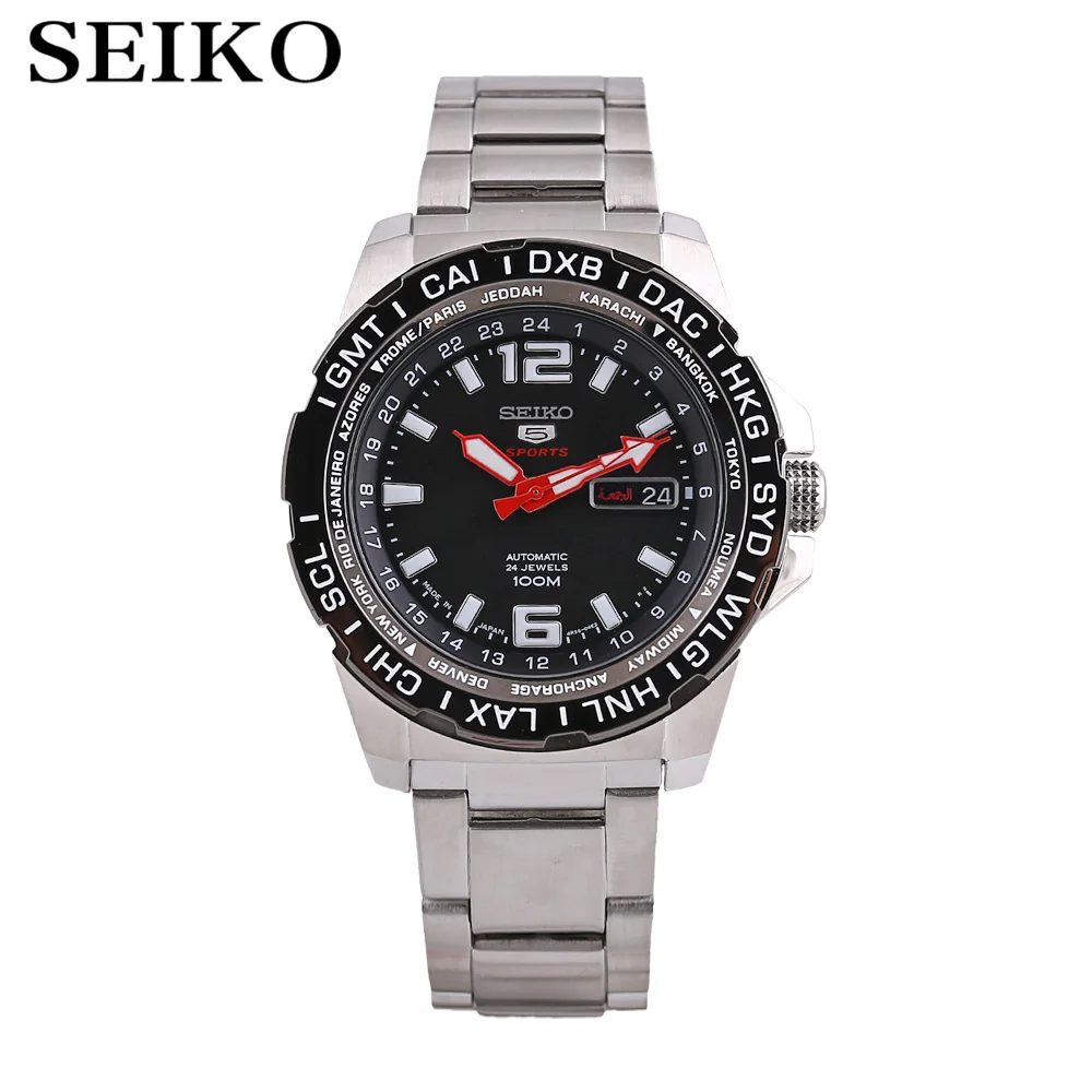 SRP685J1-A Seiko часы мужские 5 автоматические часы лучший бренд класса люкс водонепроницаемые спортивные мужские часы набор механические Военные часы для дайвинга relogio reloj - Цвет: SRP685J1-A