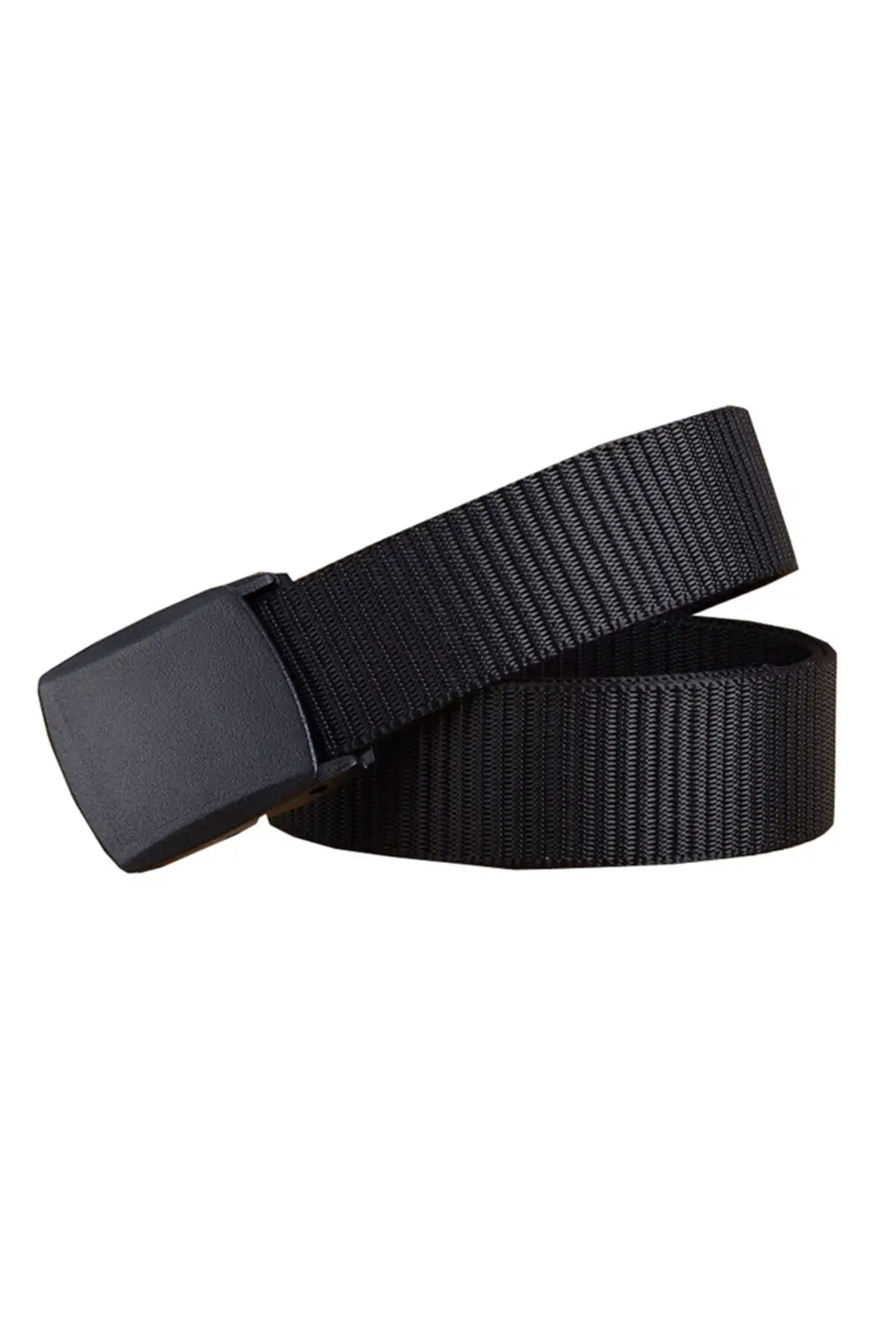 Anti Allergic Ykk Plastic Buckled Taktikal Style Cloth Belt