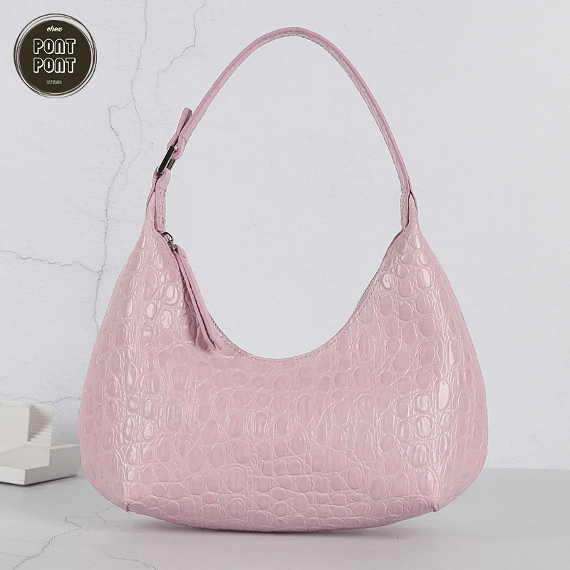 

Large Baguette Bag Shoulder Bag For Women Designer Genuine Leather Female Handbag Fashion Ladies Handbag sac a main femme bolsas