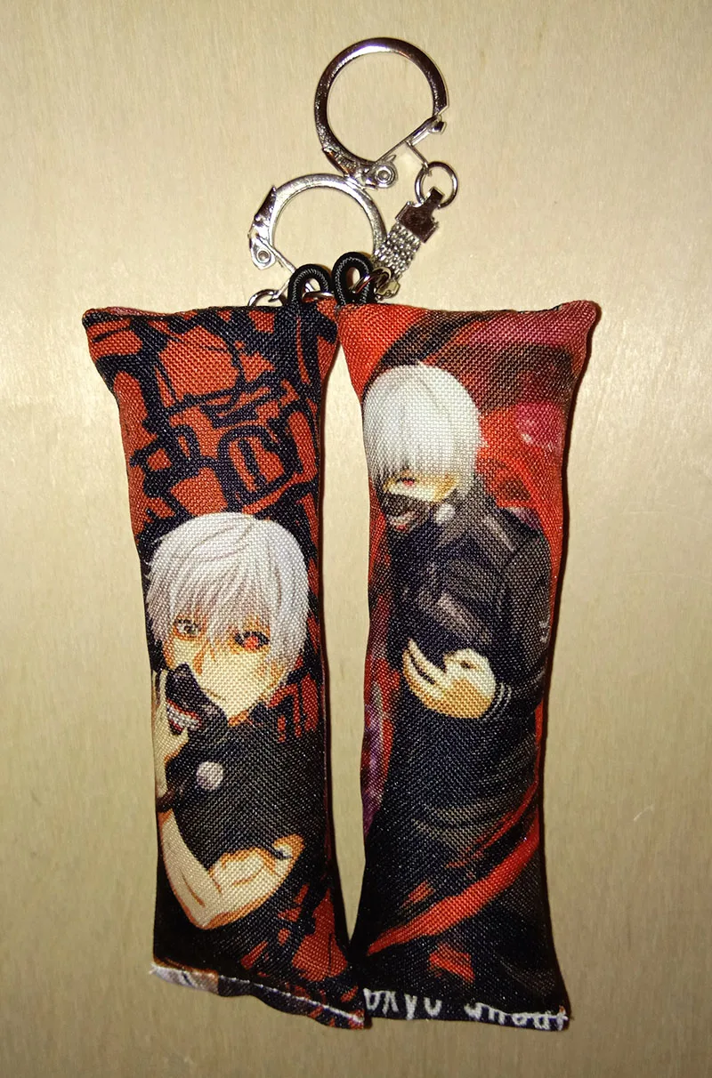 Брелок (1 шт.) на рюкзак для ключей Дакимакура аниме токийский гуль Tokyo Ghoul Кэн