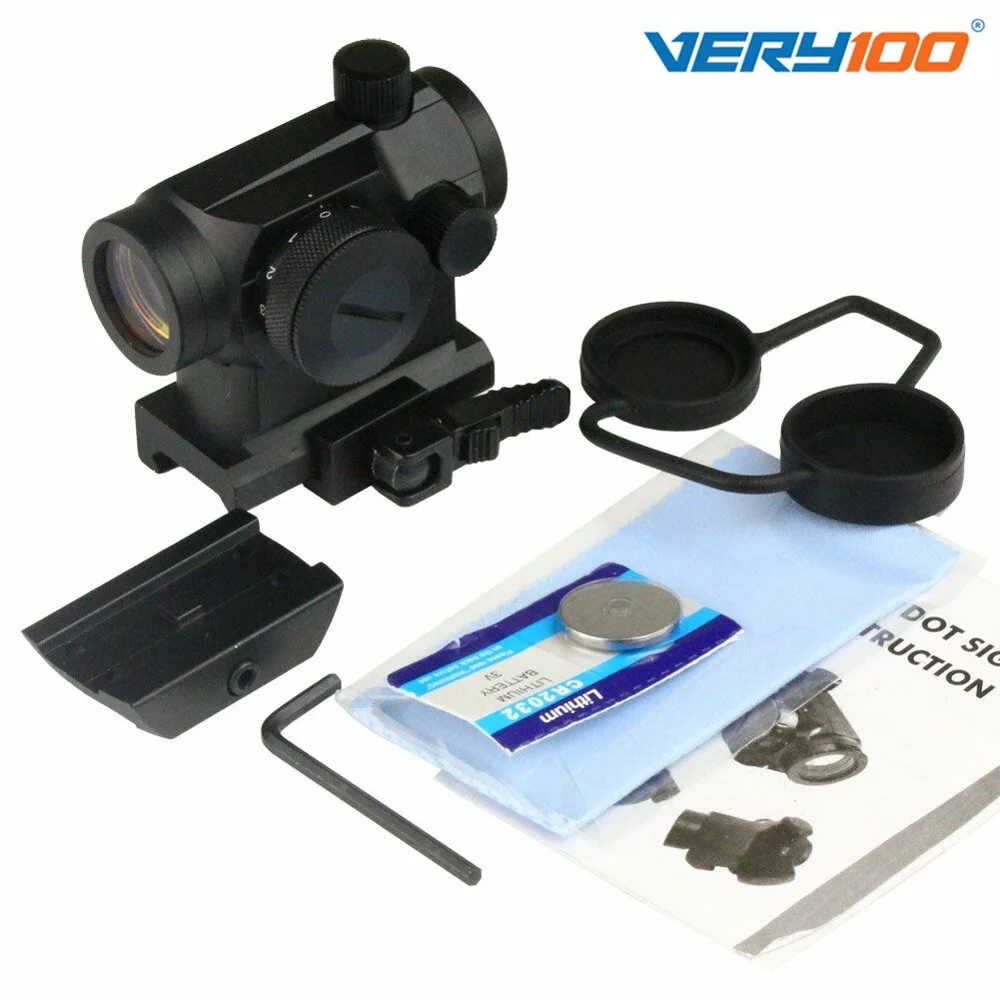 

Tactical Reflex Red Dot Sight Airsoft Telescopic Scope QD 20mm Picatinny Mount