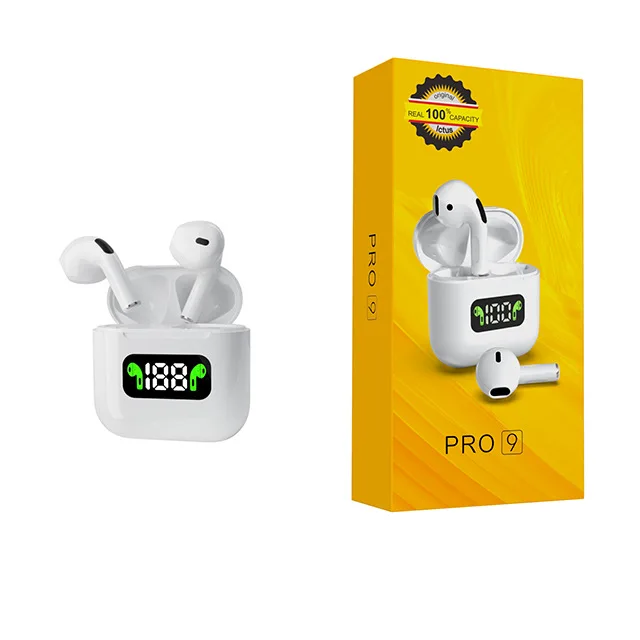

Pro9 TWS Wireless Headphones Bluetooth Earphones Mini Sports Headset HiFi Stereo Music Earbuds For iPhone Xiaomi Huawei Samsung
