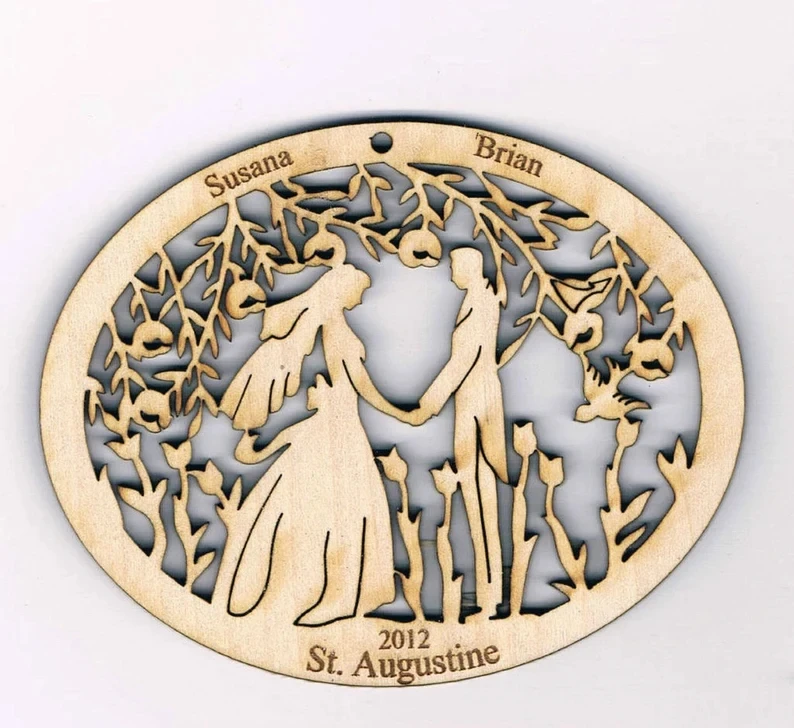 Деревянный Свадебный декор на заказ Подарок годовщину или День Святого